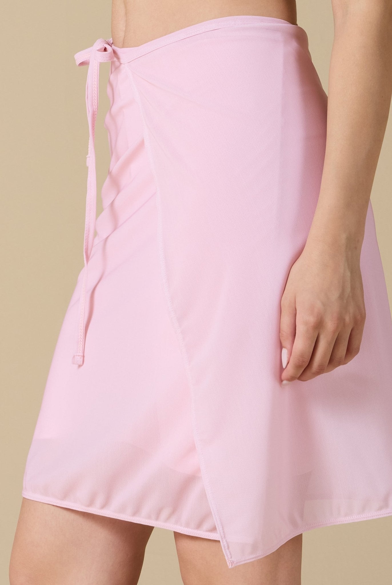 Tie - front swim skirt - shopaleena