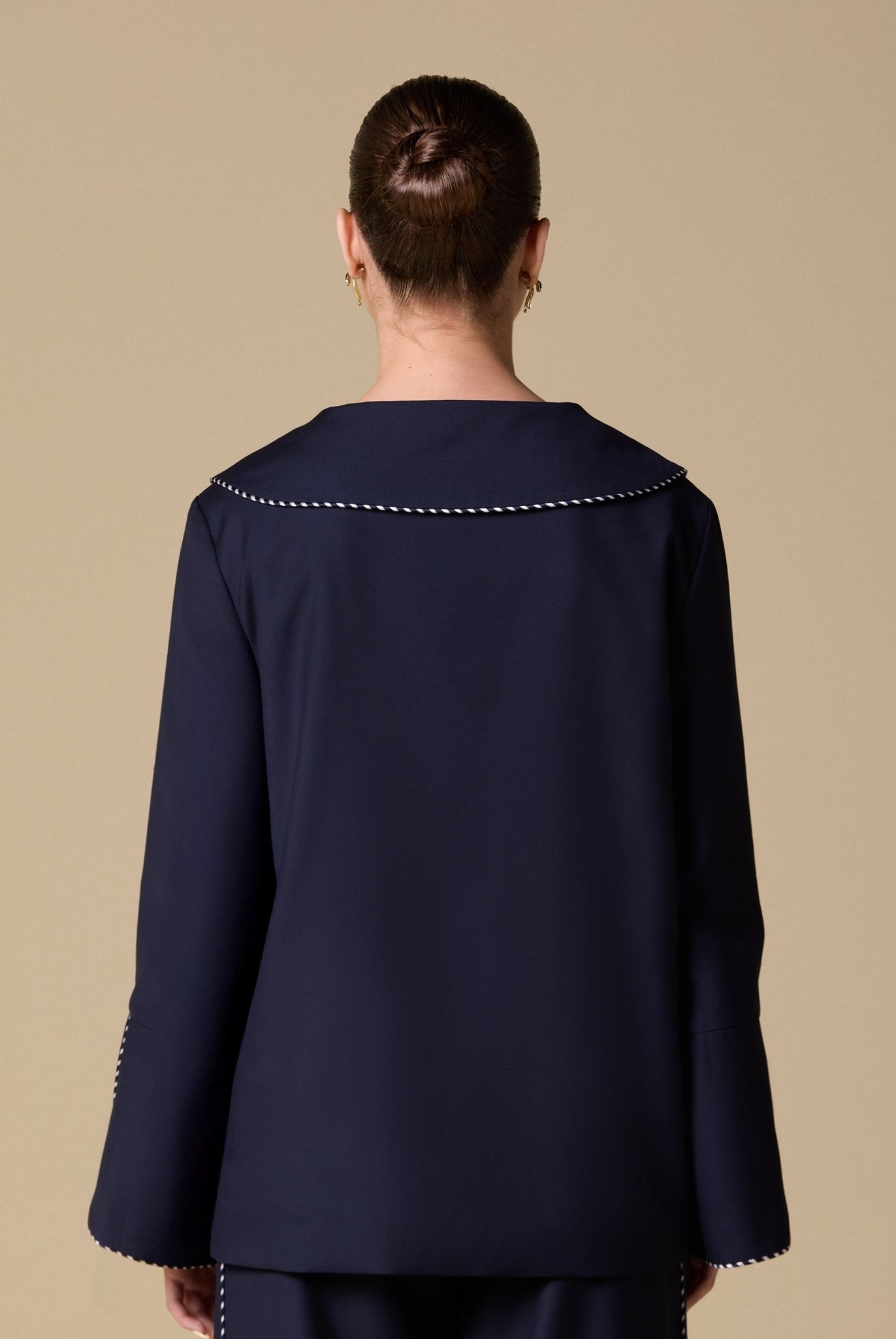 Twill Kimono - Style Trim Top - shopaleena