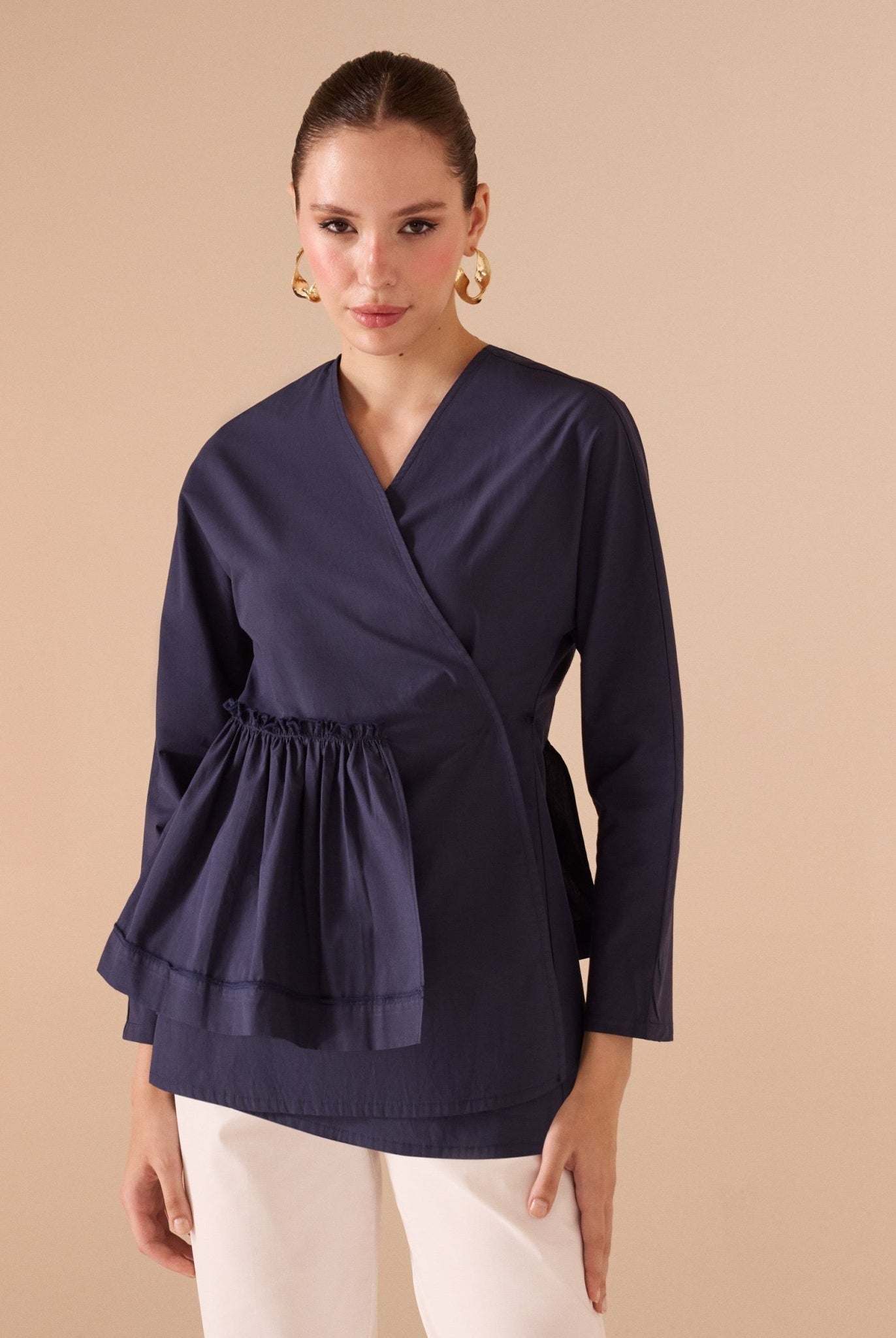 Waisted Detailed Top - shopaleena