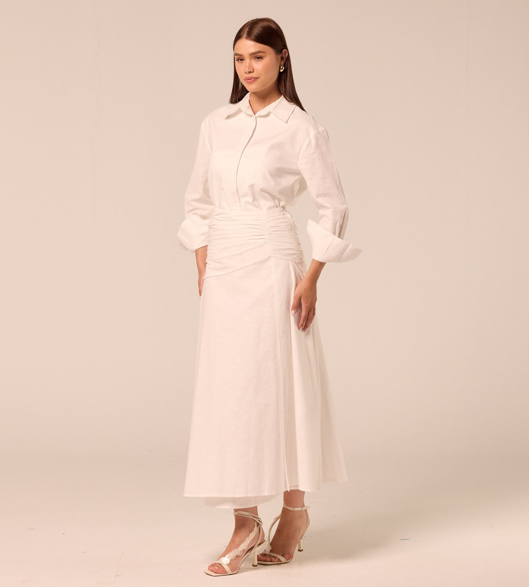 White Classic Cotton Shirt - shopaleena