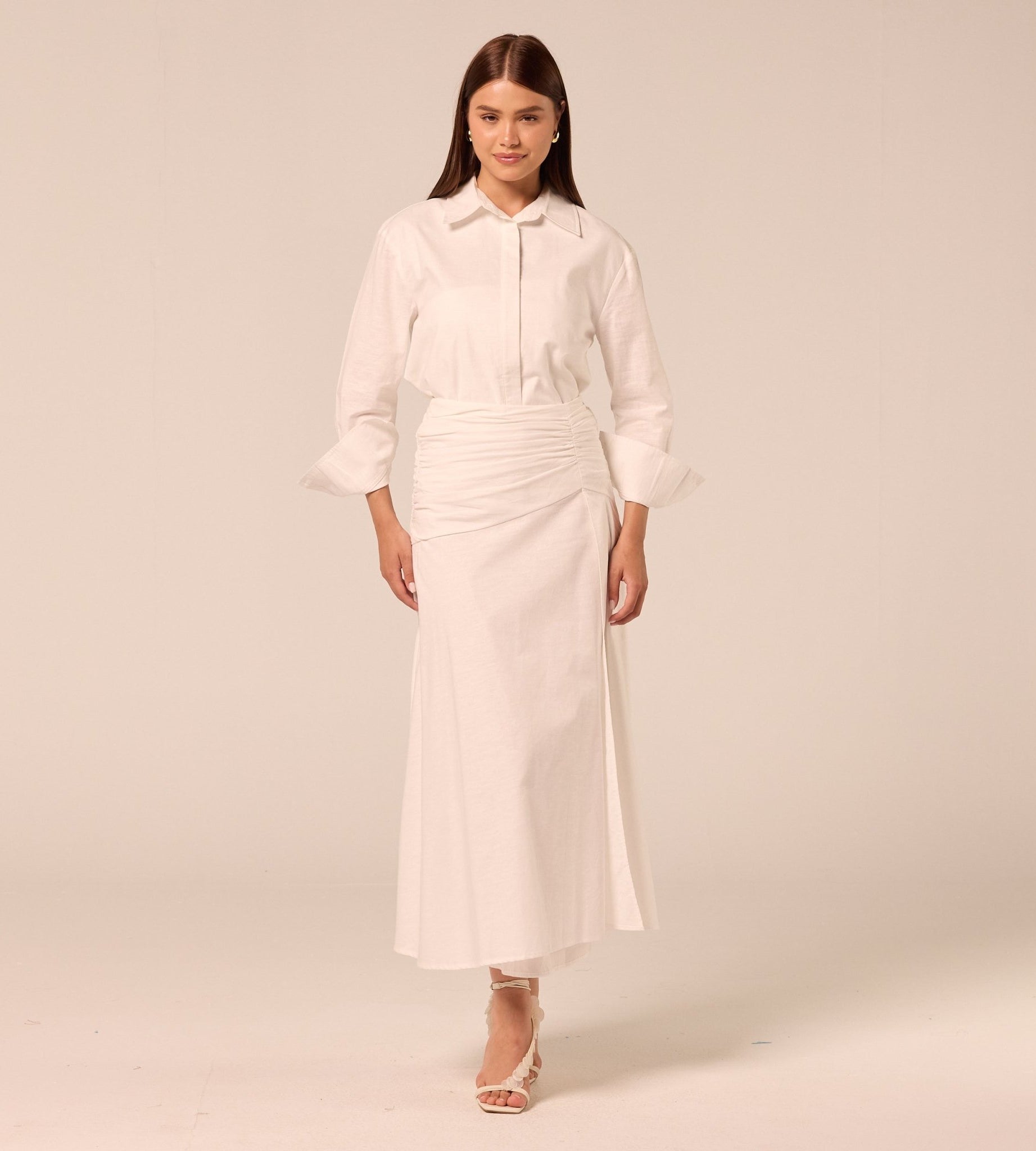 White Classic Cotton Shirt - shopaleena