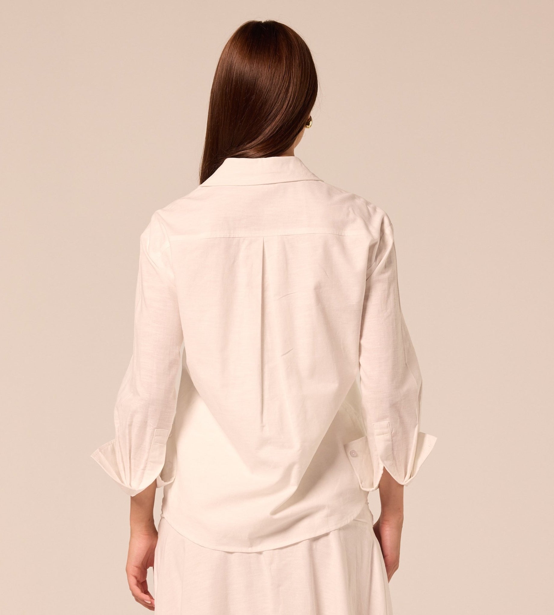 White Classic Cotton Shirt - shopaleena