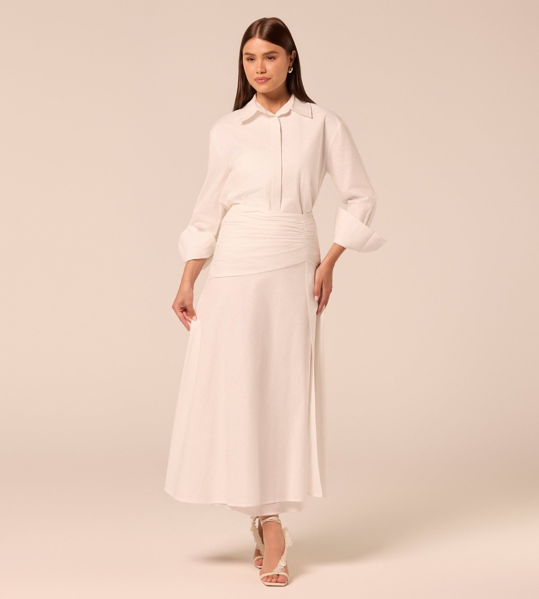 White Classic Cotton Shirt - shopaleena