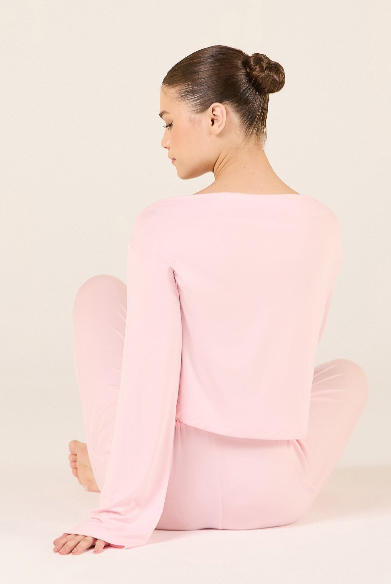 Wide Fit Bamboo Boat Neckline Top - shopaleena