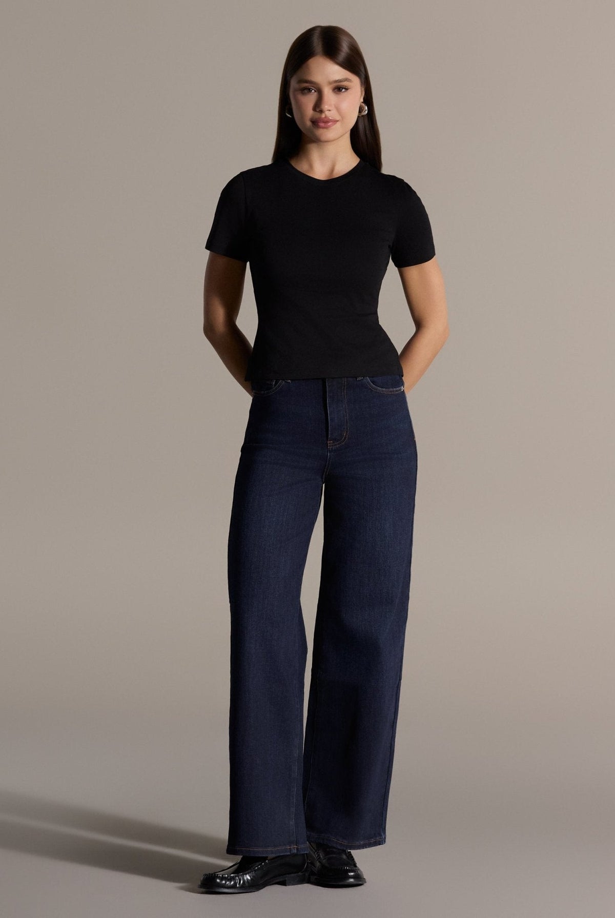 Wide Leg Jeans - shopaleena