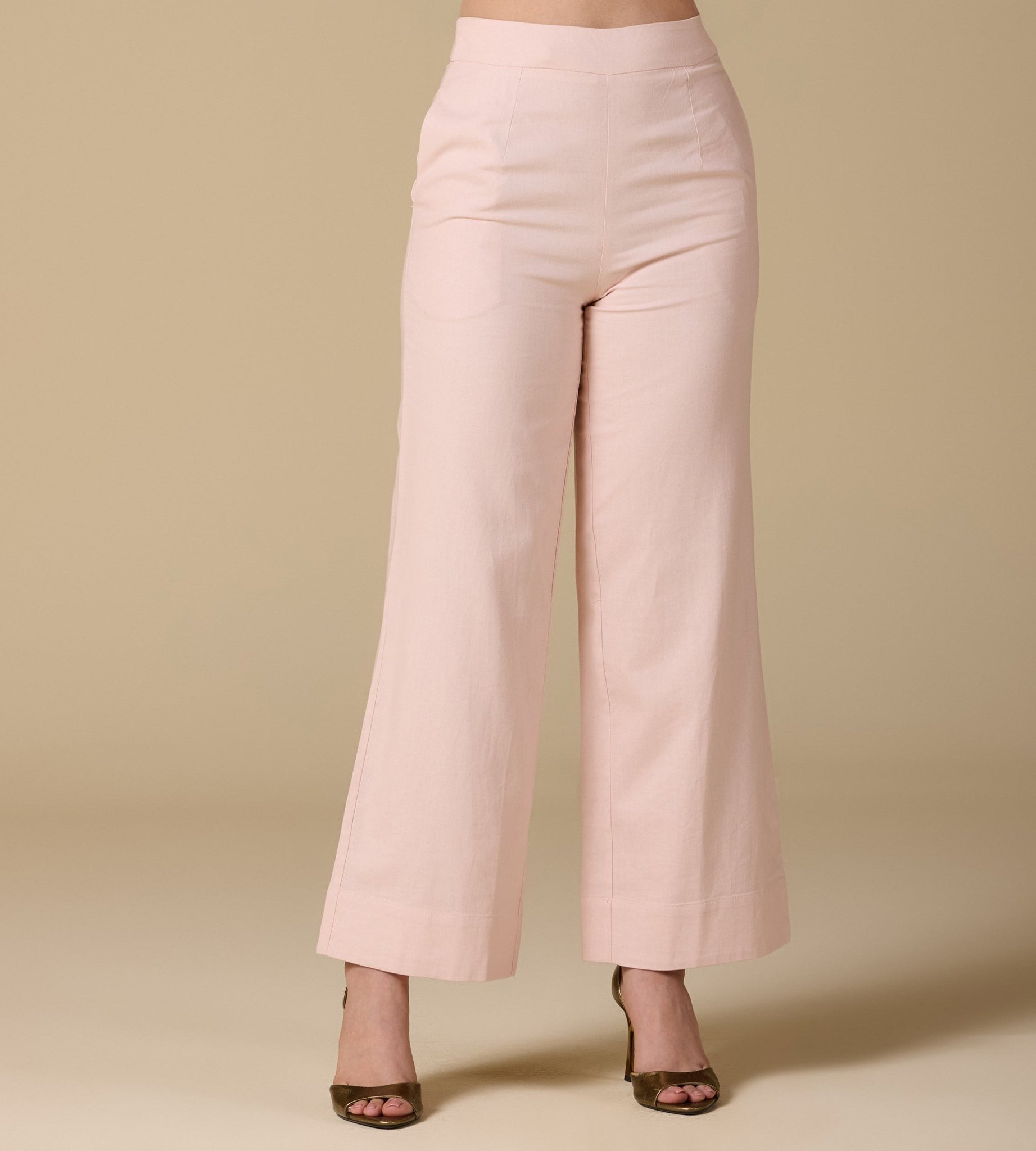 Wide leg linen pants - shopaleena