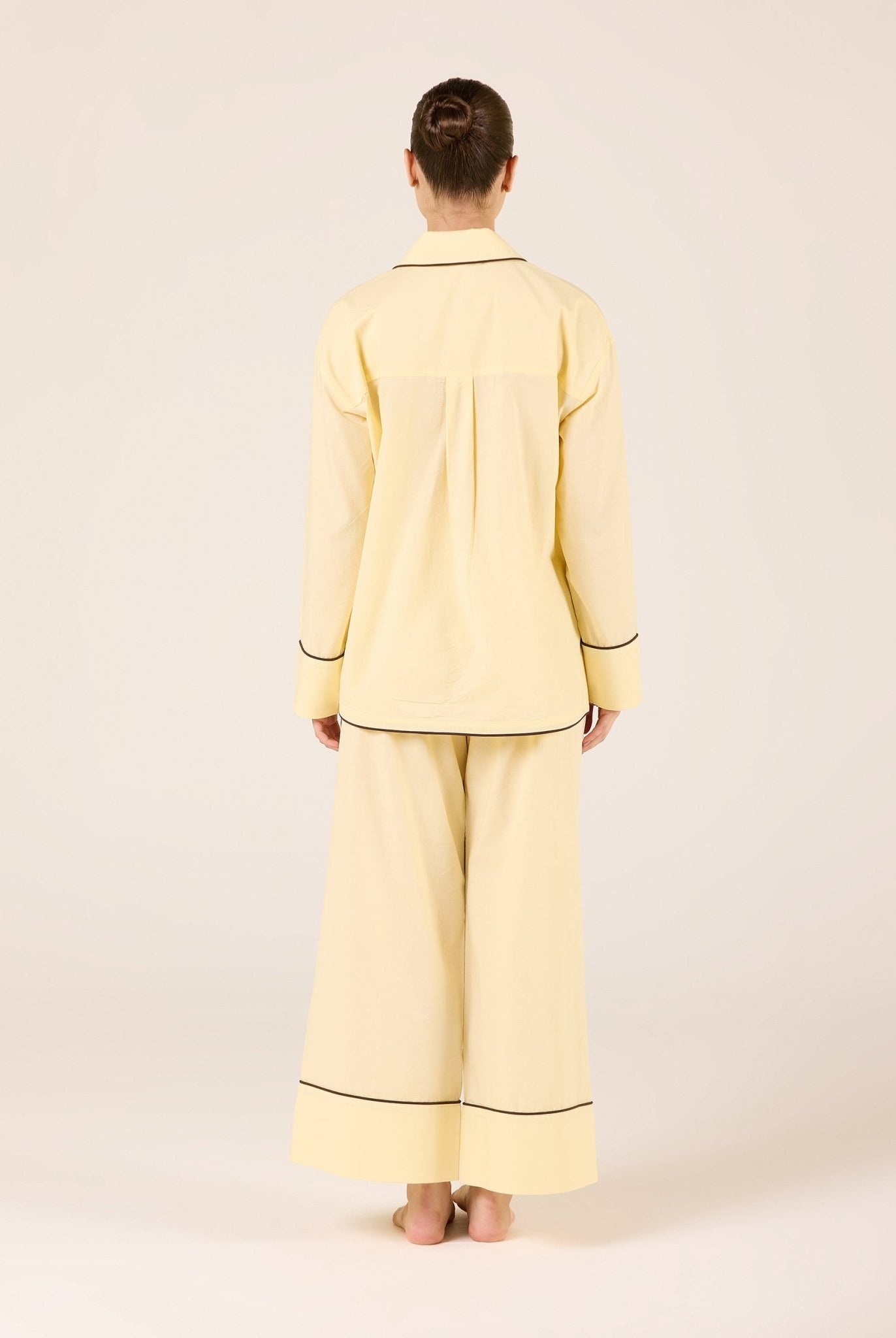 Wide Leg Pants with Elastic Waist - shopaleena