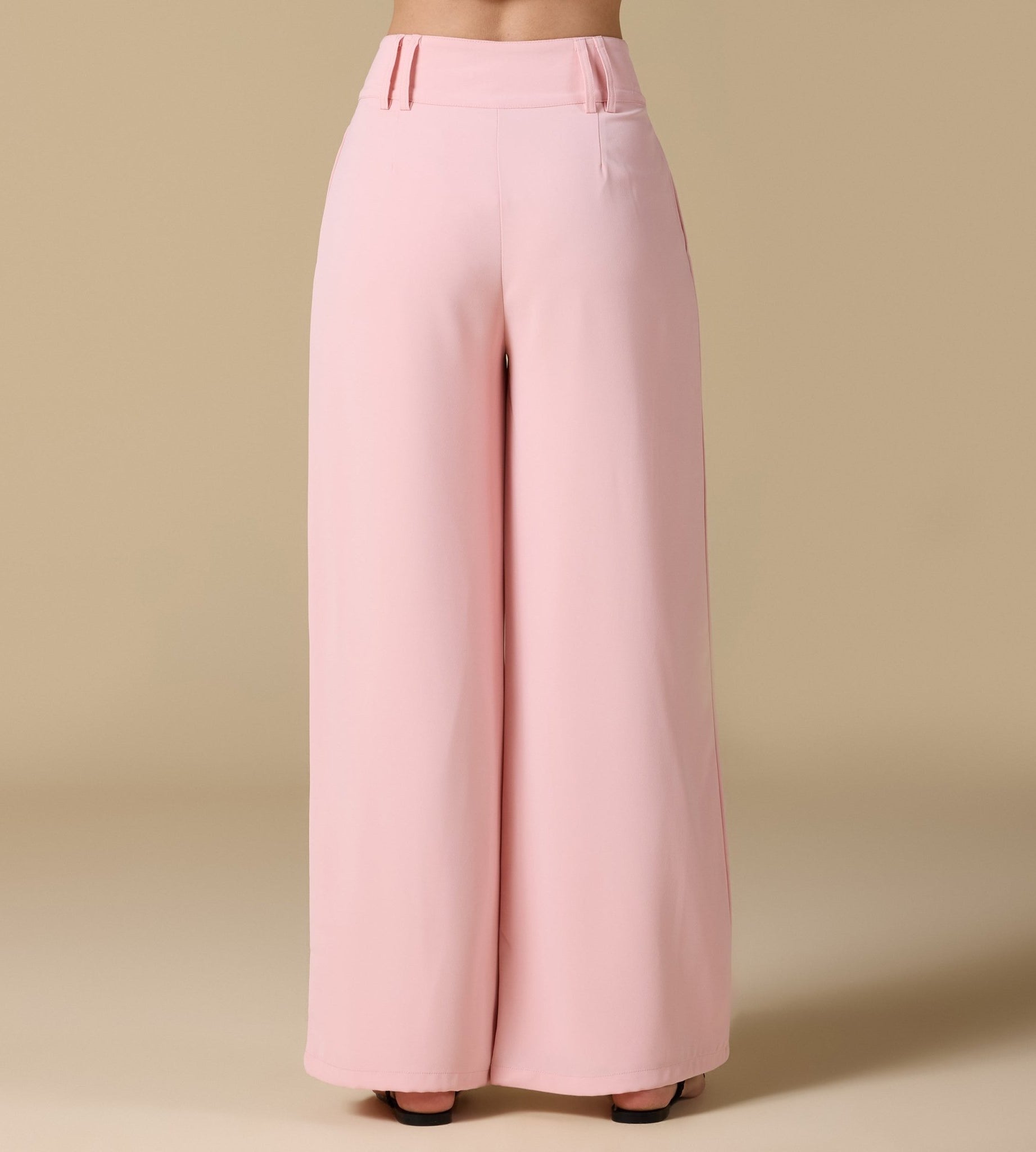 Wide - Leg Pleated Pants - shopaleena
