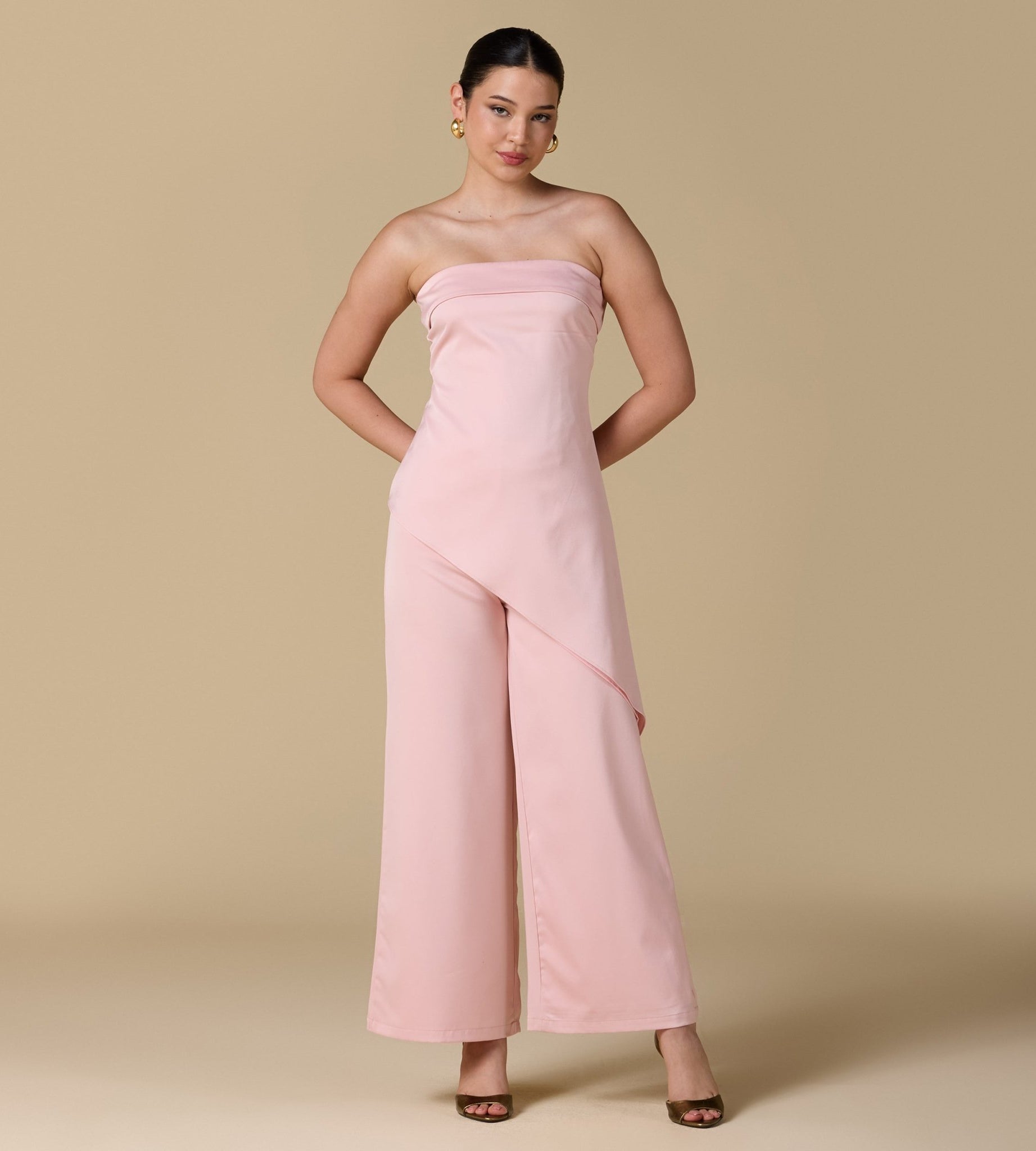 Wide - Leg Satin Pants - shopaleena