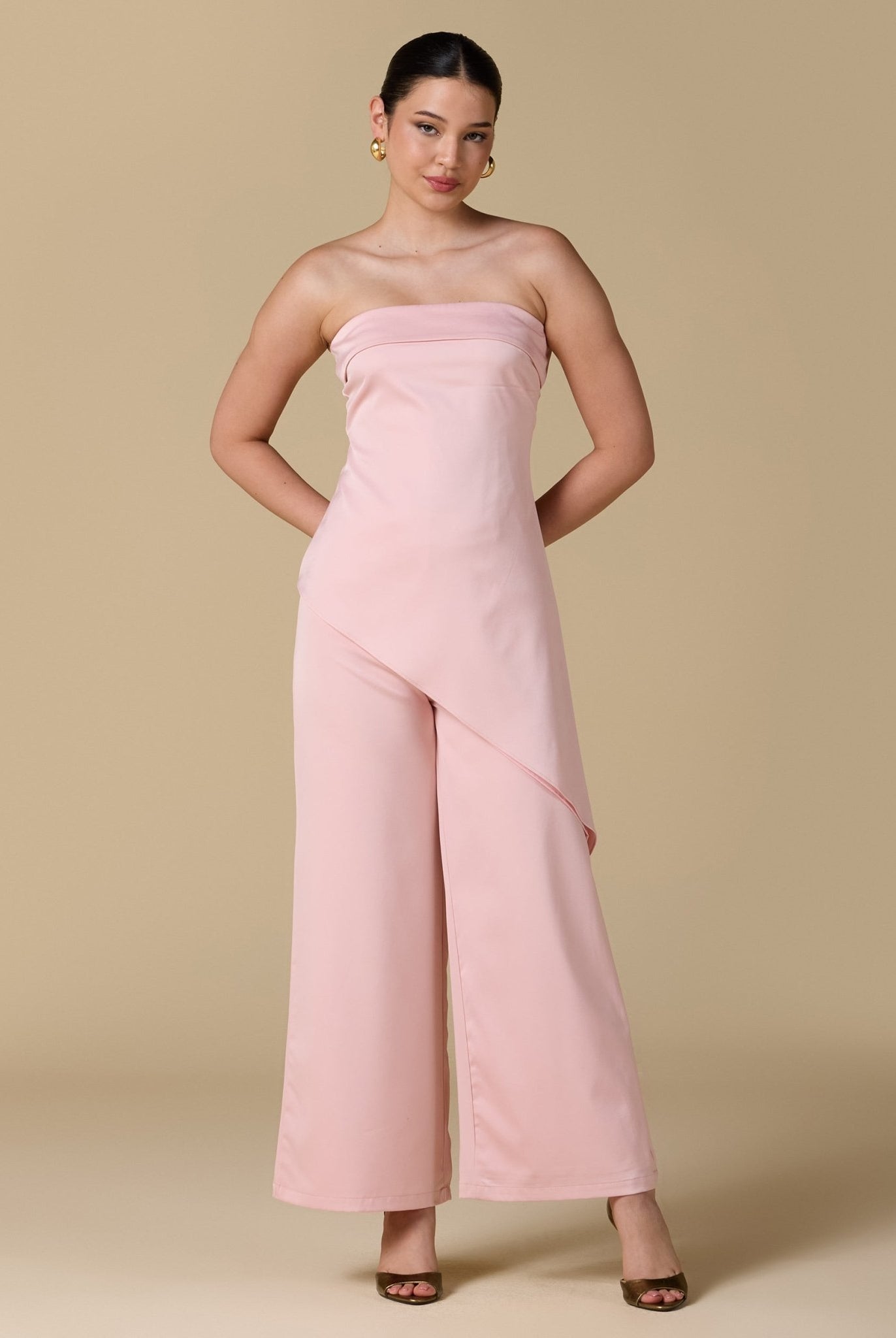 Wide - Leg Satin Pants - shopaleena