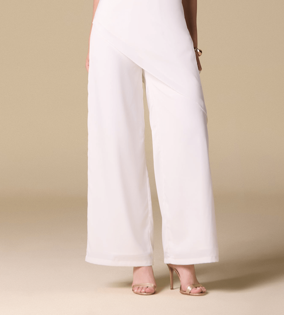 Wide - Leg Satin Pants - shopaleena