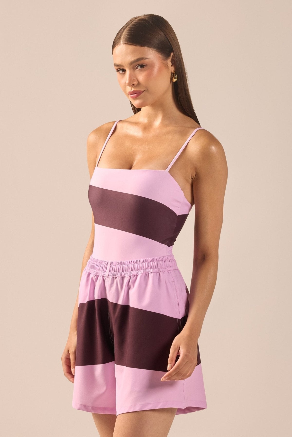 Wide Leg Swim Shorts - shopaleena