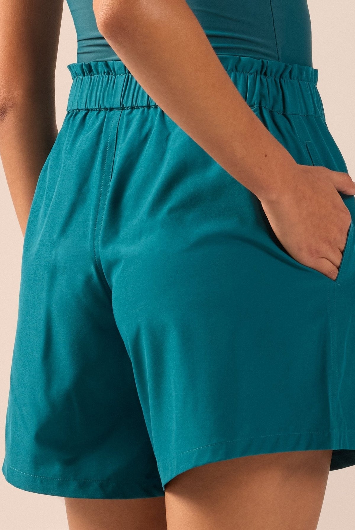 Wide Leg Swim Shorts - shopaleena