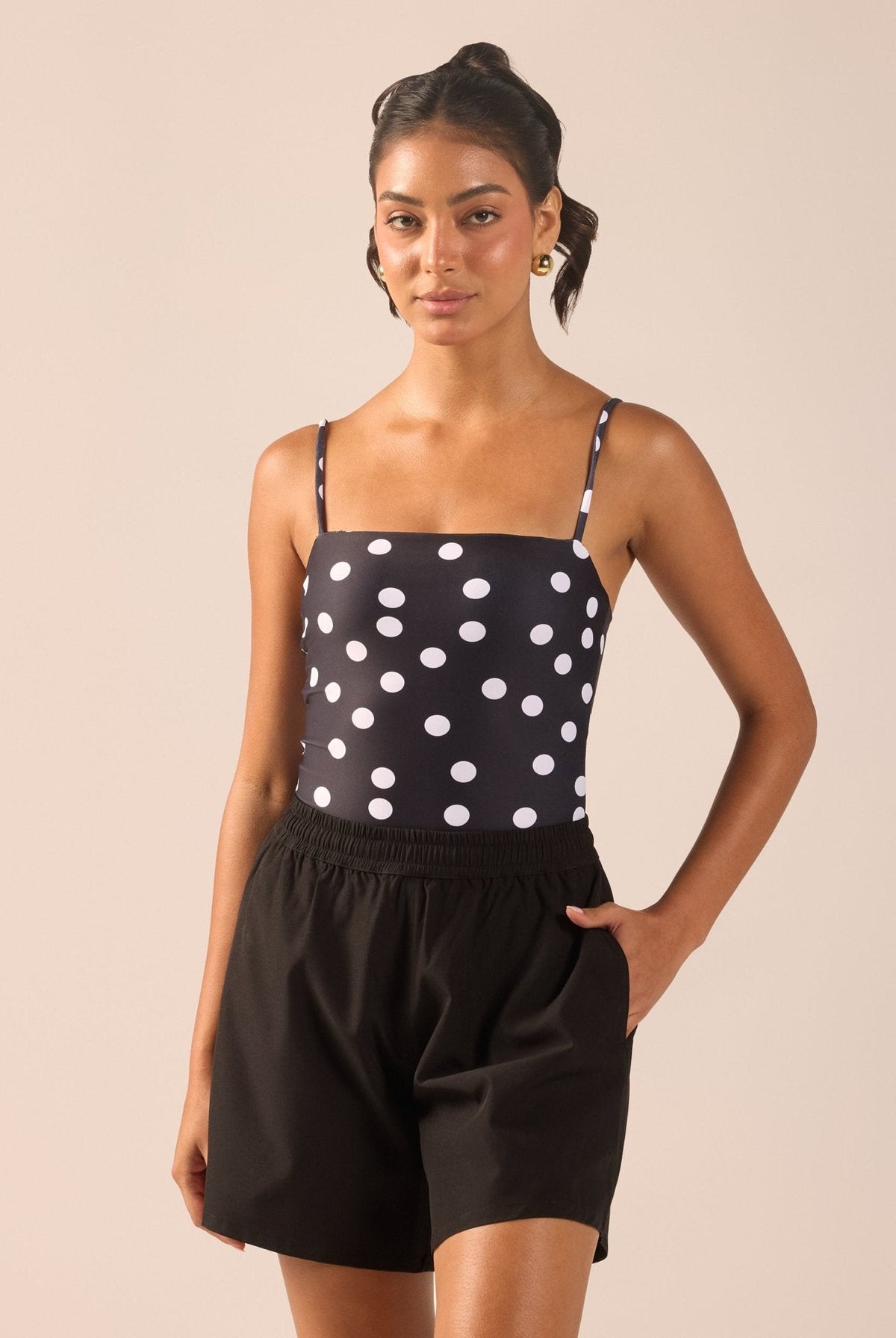 Wide Leg Swim Shorts - shopaleena