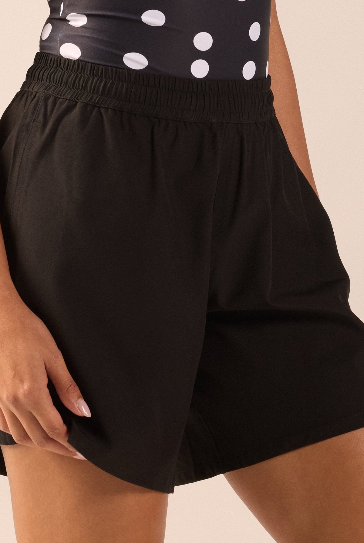 Wide Leg Swim Shorts - shopaleena