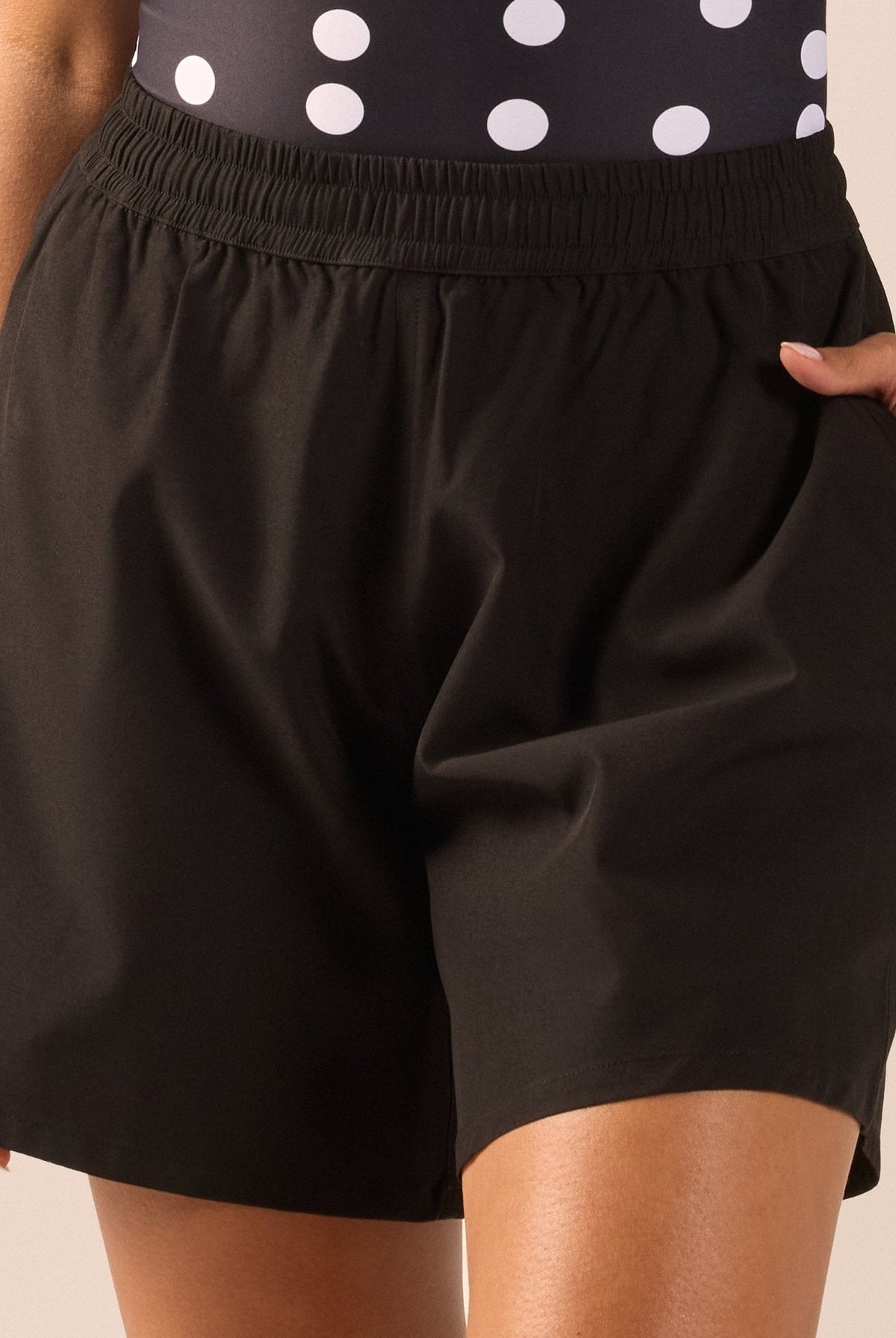 Wide Leg Swim Shorts - shopaleena