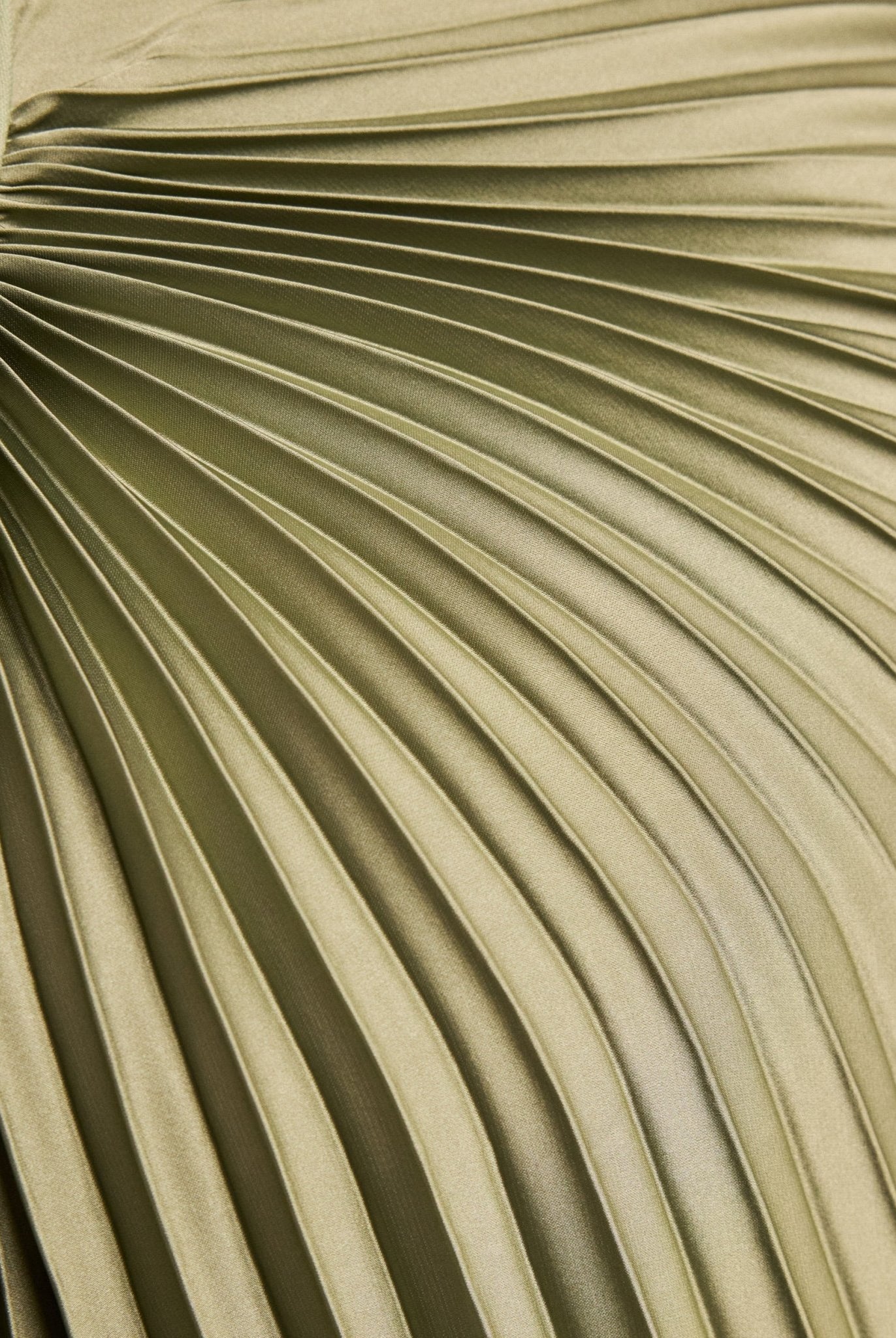 Cape Pleated Satin Midi Dress - shopaleena