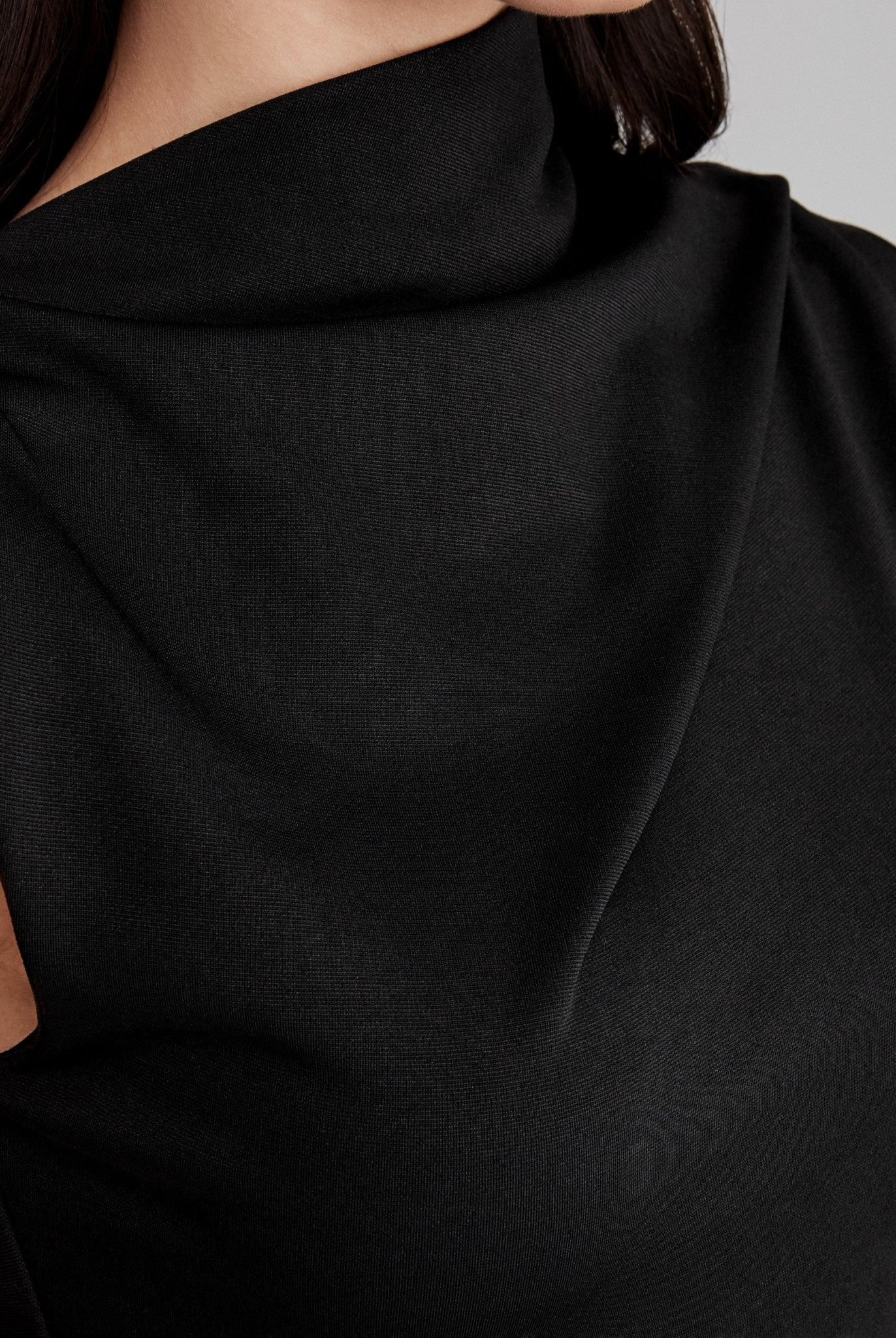 Draped Jersey Maxi Dress - shopaleena