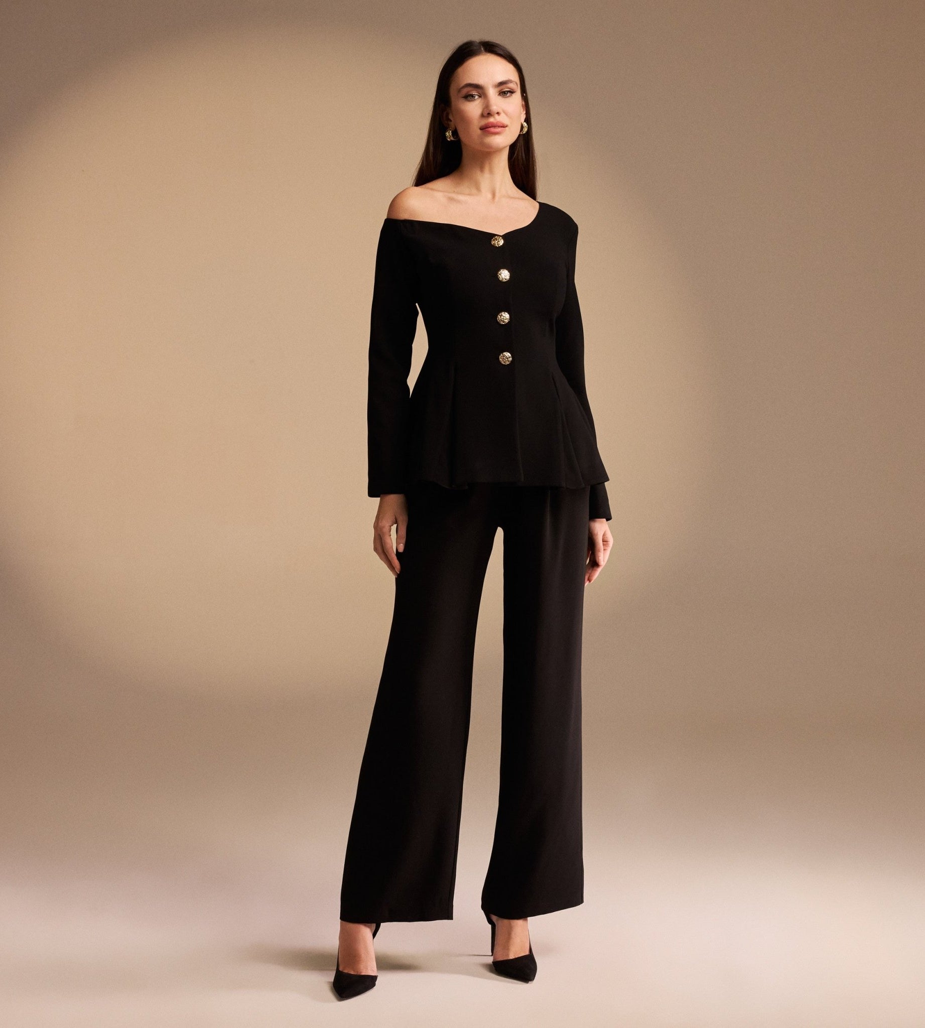 Dropped Shoulder Blazer - shopaleena
