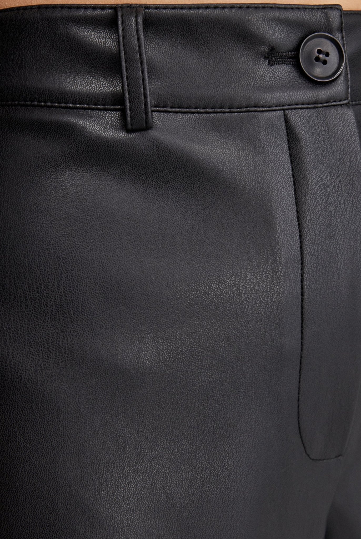 High waist leather trouser - shopaleena