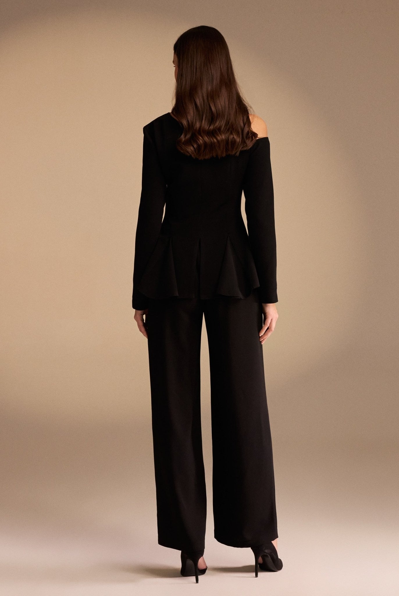 High Waist Wide Leg Trouser - shopaleena