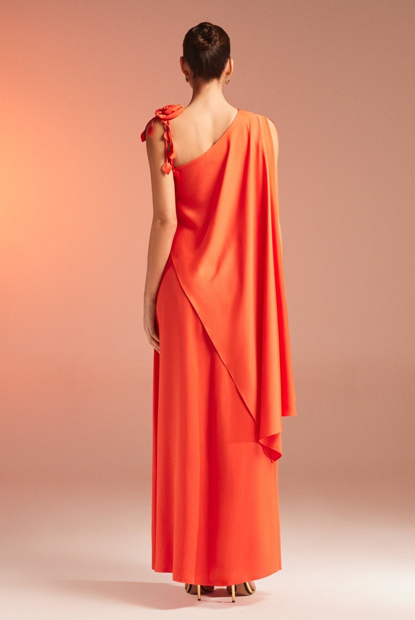 Kaftan with One Detailed Shoulder - shopaleena