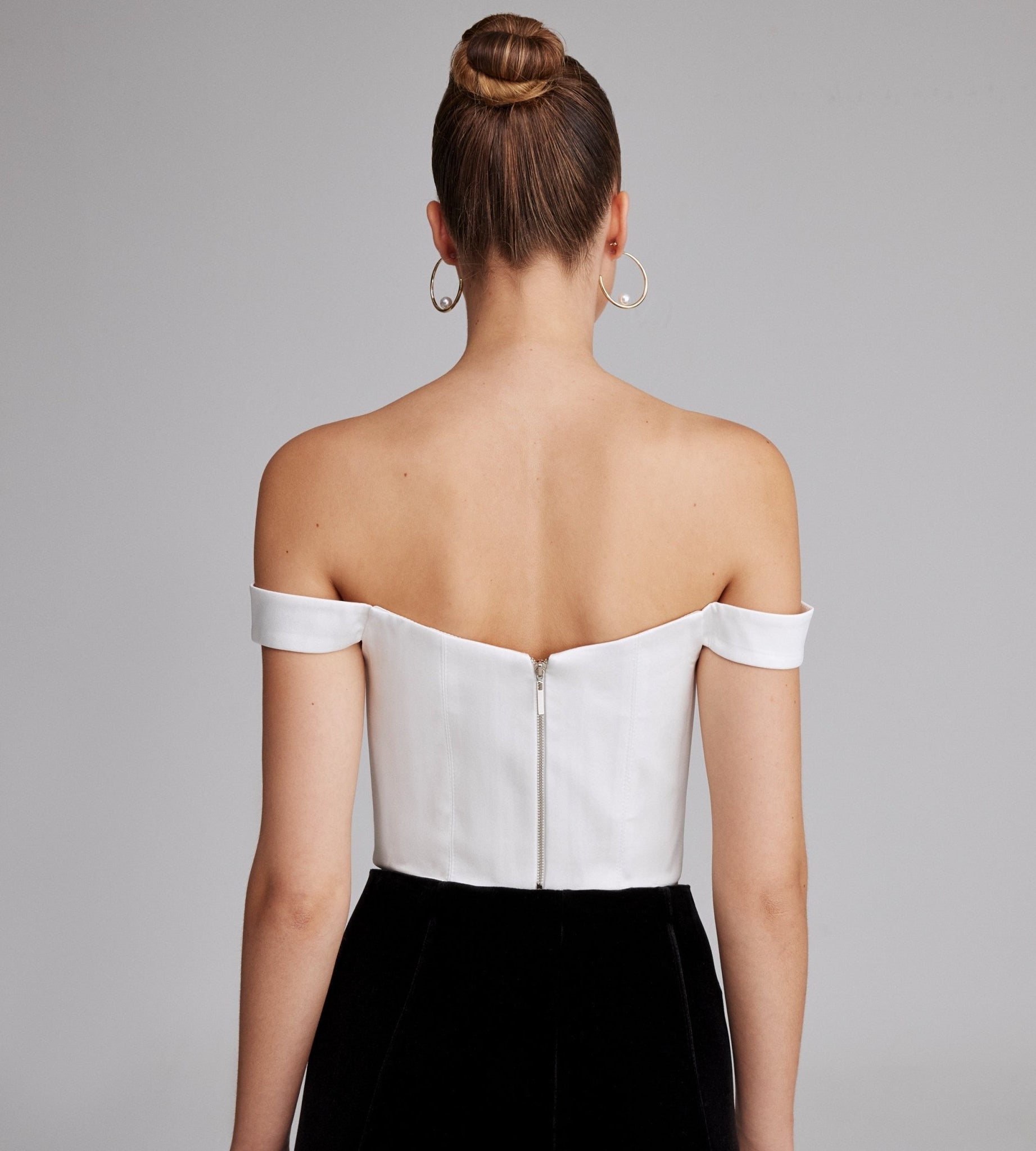 Off Shoulder Corset Top - shopaleena