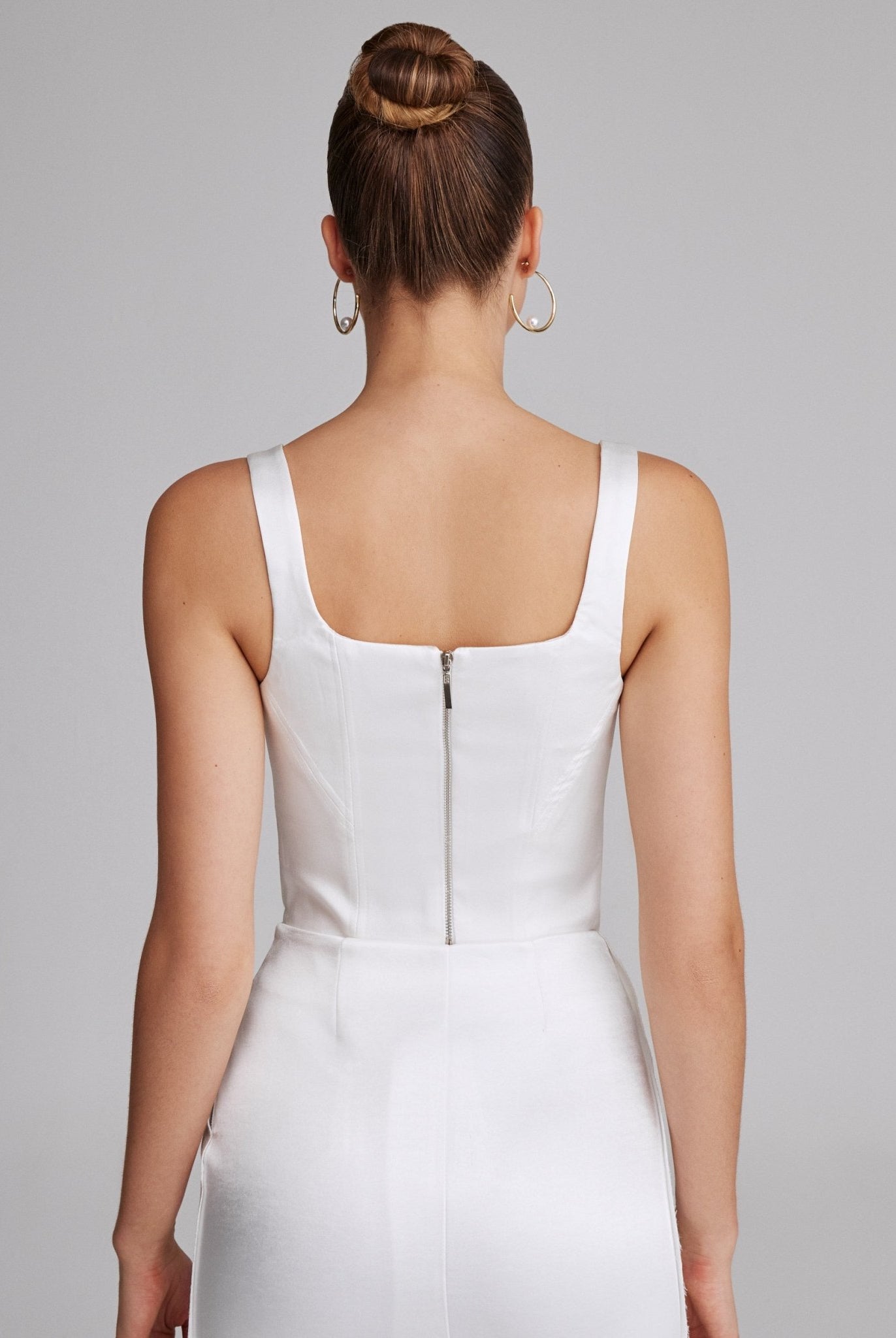 Square Neck Corset Top - shopaleena