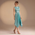 Wrap Sleeveless Midi Dress - shopaleena