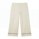 100% Cotton Wide Leg Pants For Kids - shopaleena