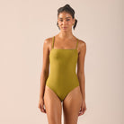 Back Braided-Strap One Piece Swimsuit - shopaleena