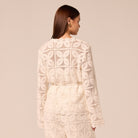 Bell Sleeve Crochet Cardigan - shopaleena