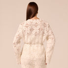 Bell Sleeve Crochet Cardigan - shopaleena