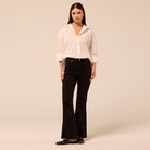 Black Flare Jeans - shopaleena