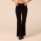 Black Flare Jeans - shopaleena