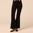 Black Flare Jeans - shopaleena