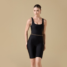 Black Sleeveless Swim Top - shopaleena