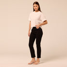 Black Straight Leg Jeans - shopaleena