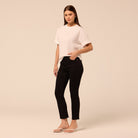 Black Straight Leg Jeans - shopaleena