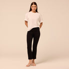 Black Straight Leg Jeans - shopaleena