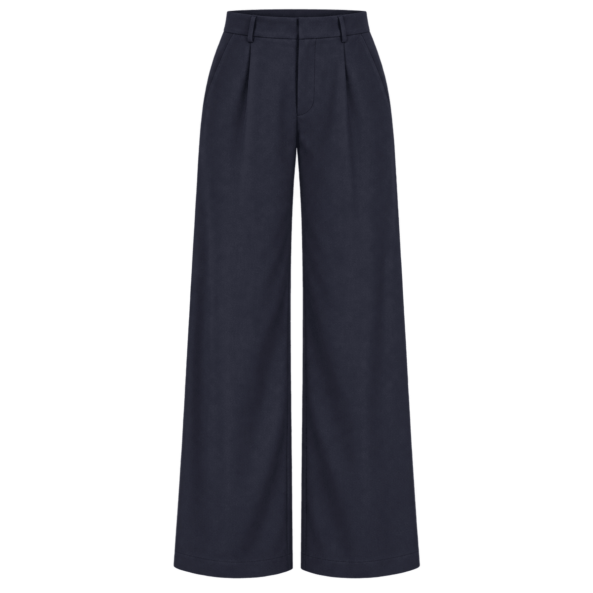 Black Straight Leg Trouser - shopaleena