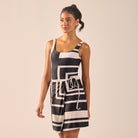 Black & White Swim Skirt - shopaleena
