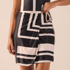 Black & White Swim Skirt - shopaleena