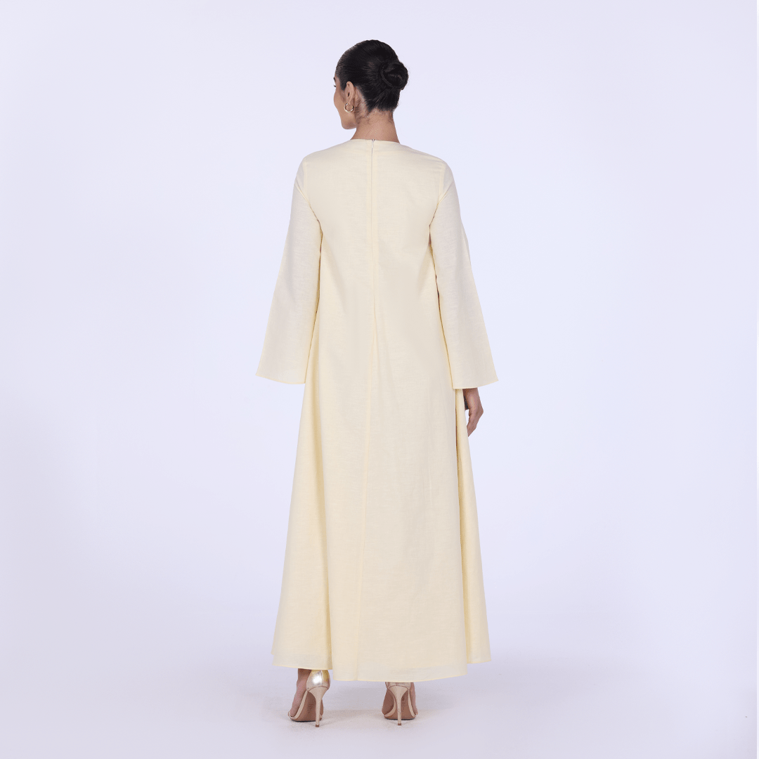 Blend Set with Gathered Details and Wide Leg Pants - shopaleena