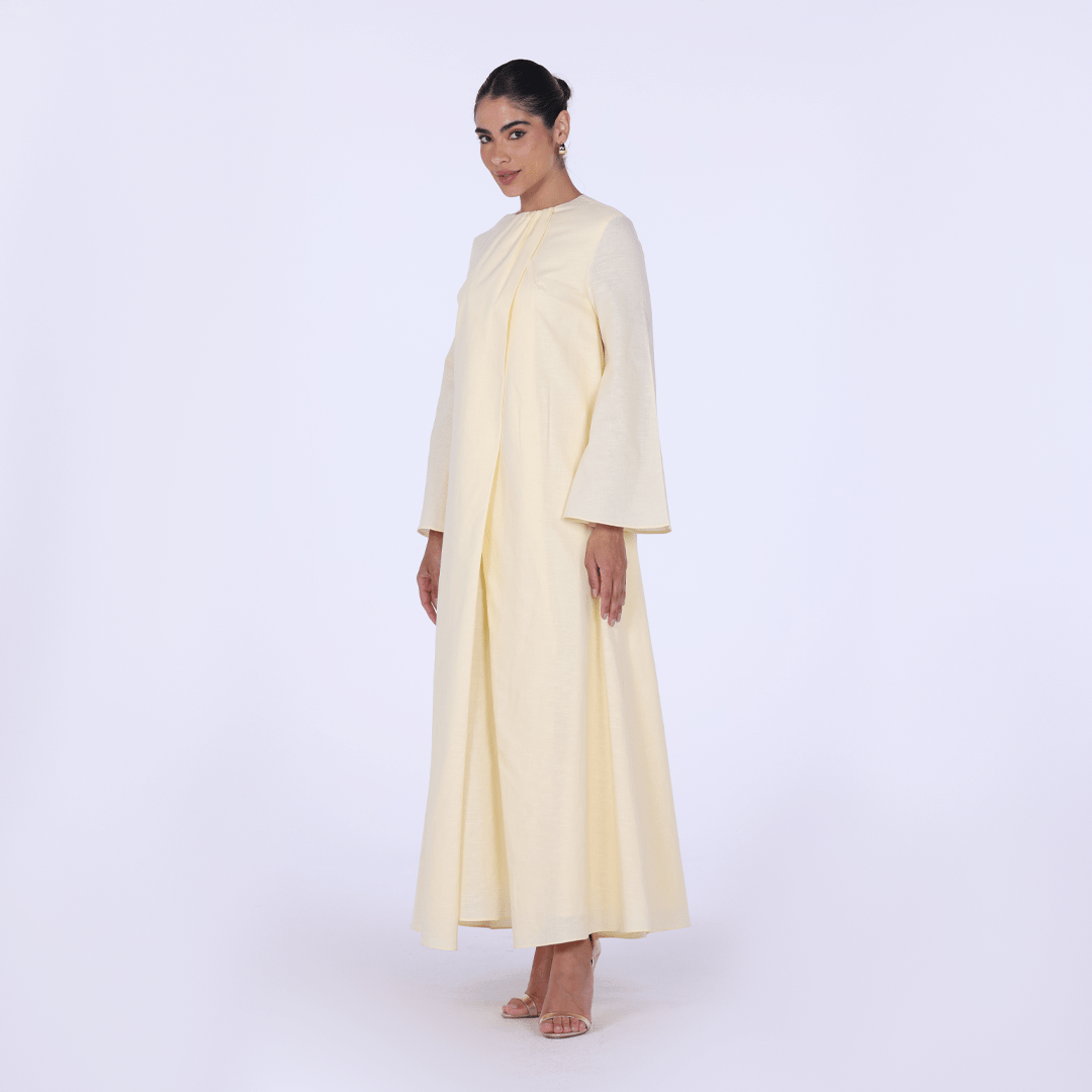 Blend Set with Gathered Details and Wide Leg Pants - shopaleena