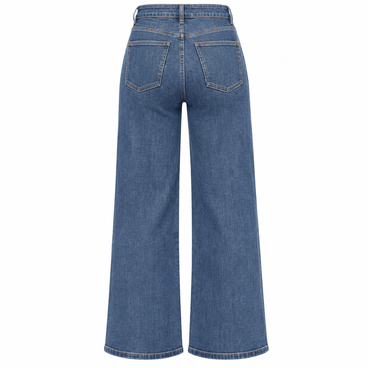 Blue Wide Leg Jeans - shopaleena