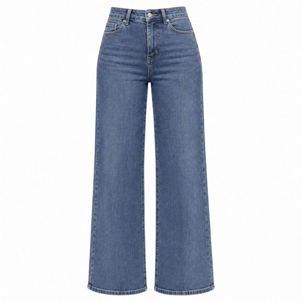 Blue Wide Leg Jeans - shopaleena
