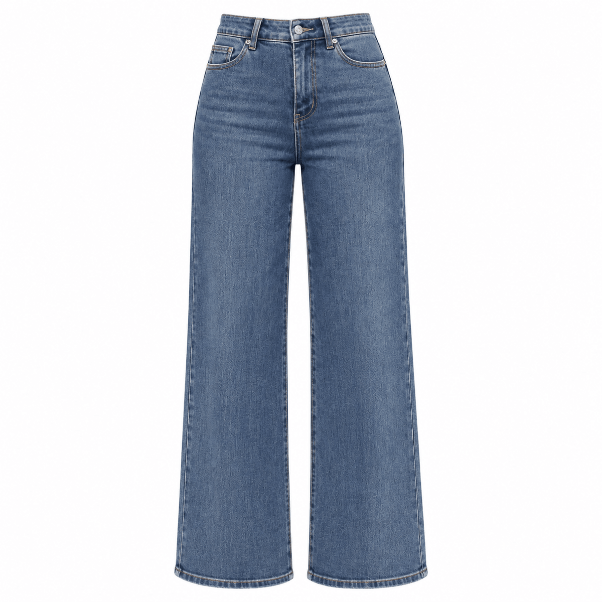 Blue Wide Leg Jeans - shopaleena