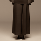 Brown Wide Leg Satin Pants - shopaleena