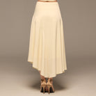 Butter Yellow Flowy Organza Skirt - shopaleena